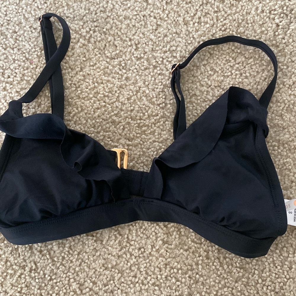 Black bikini top
